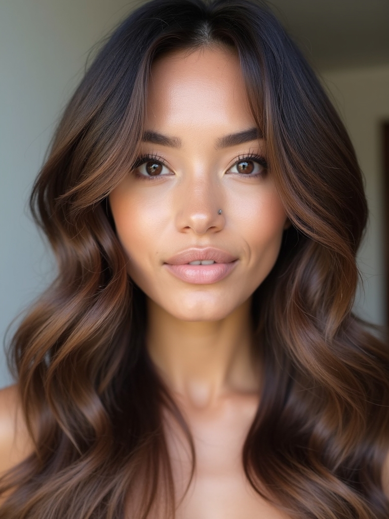 ash blonde highlights for brunettes