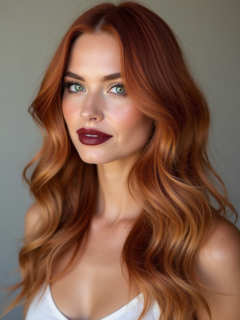 auburn and blonde harmony