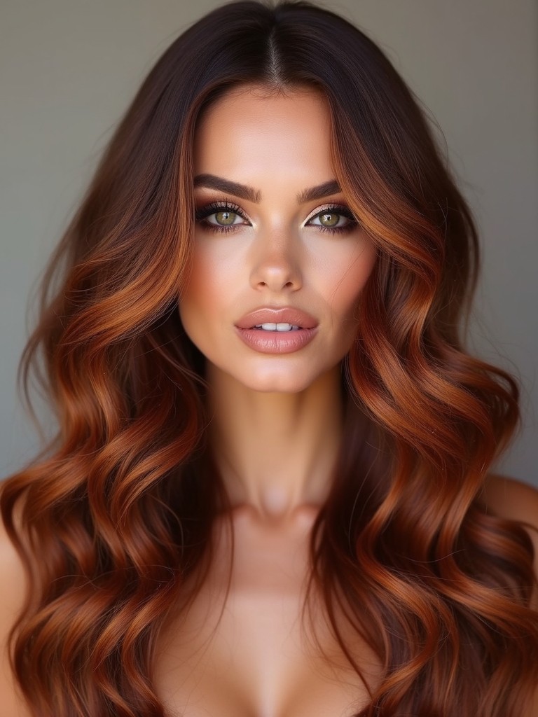 Deep auburn copper