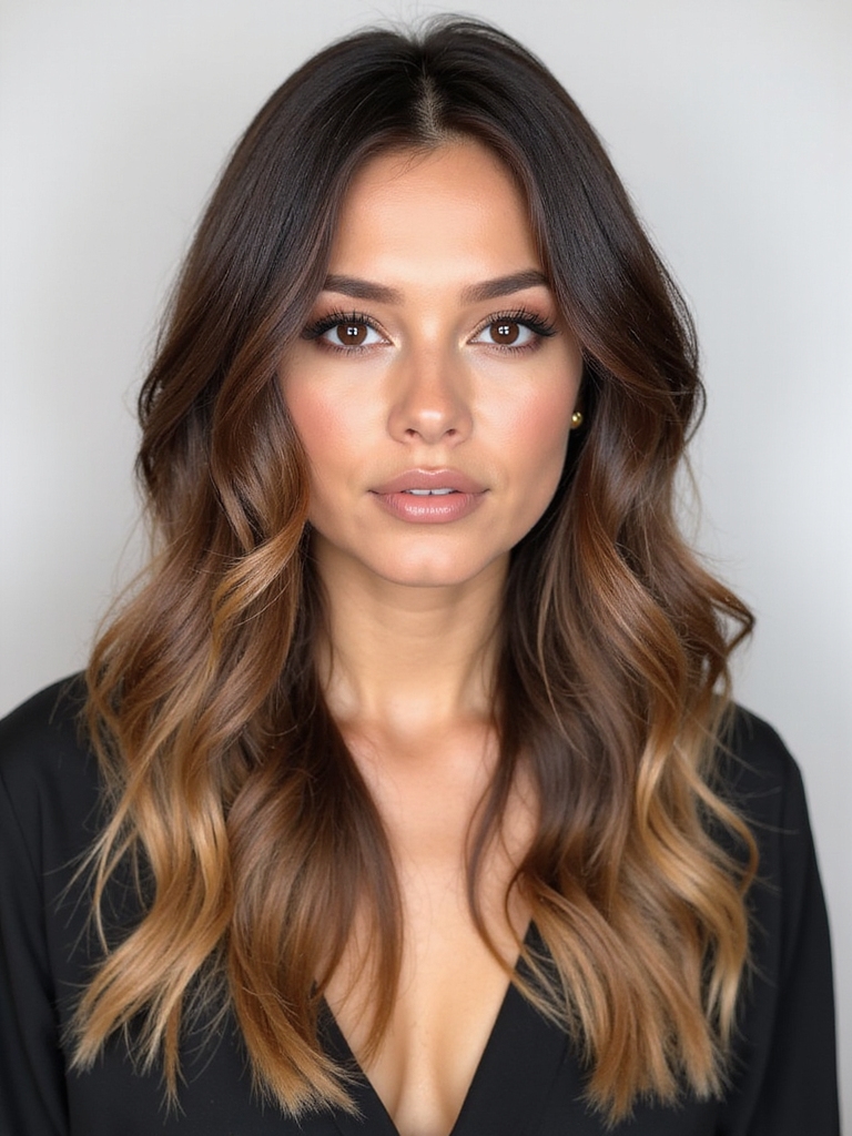 Combined balayage techniques