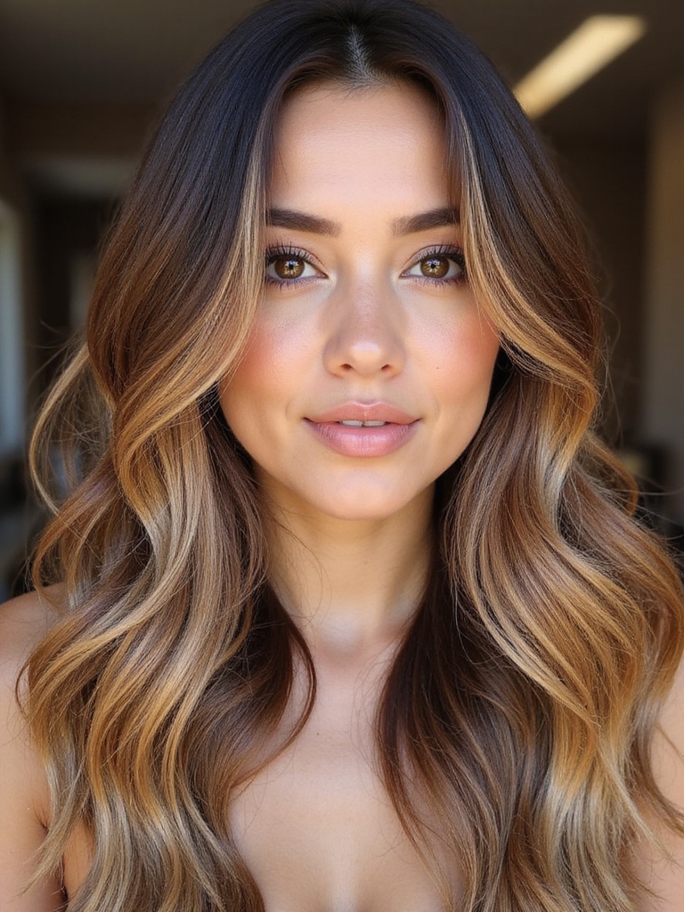bold chunky hair highlights