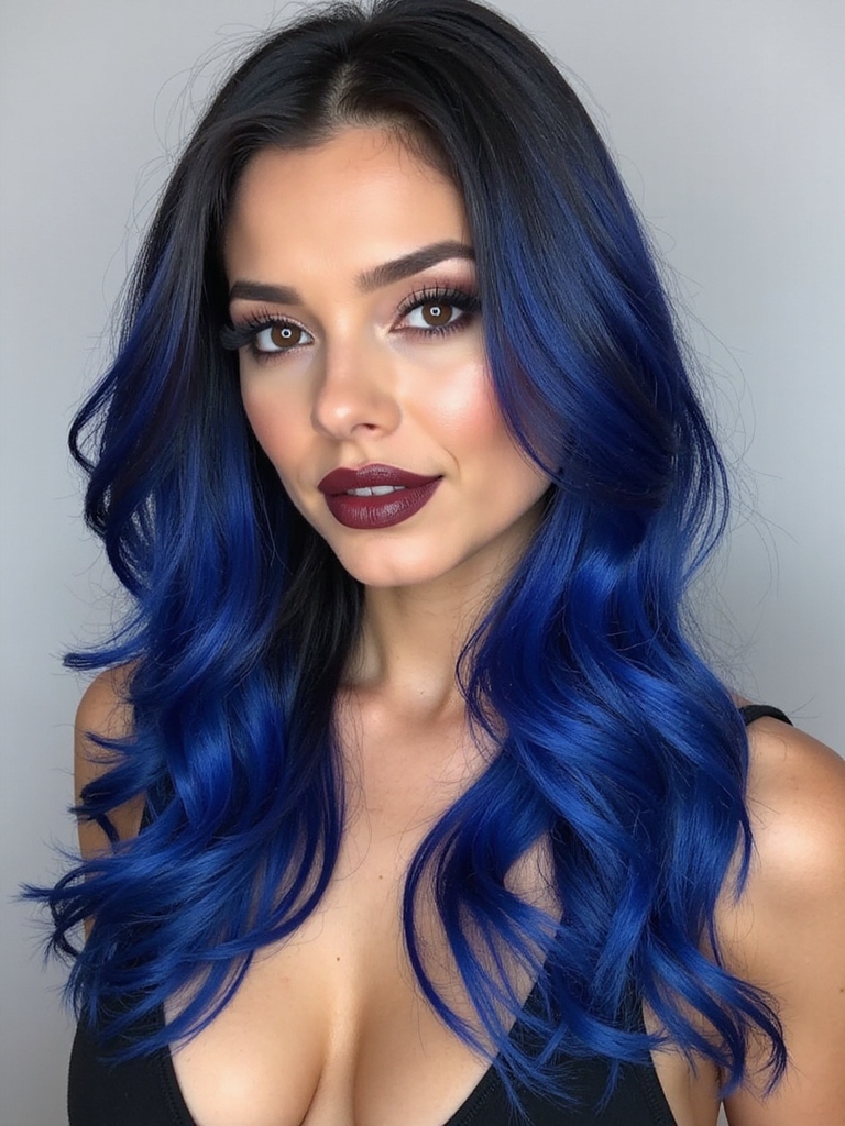bold hair color transformation