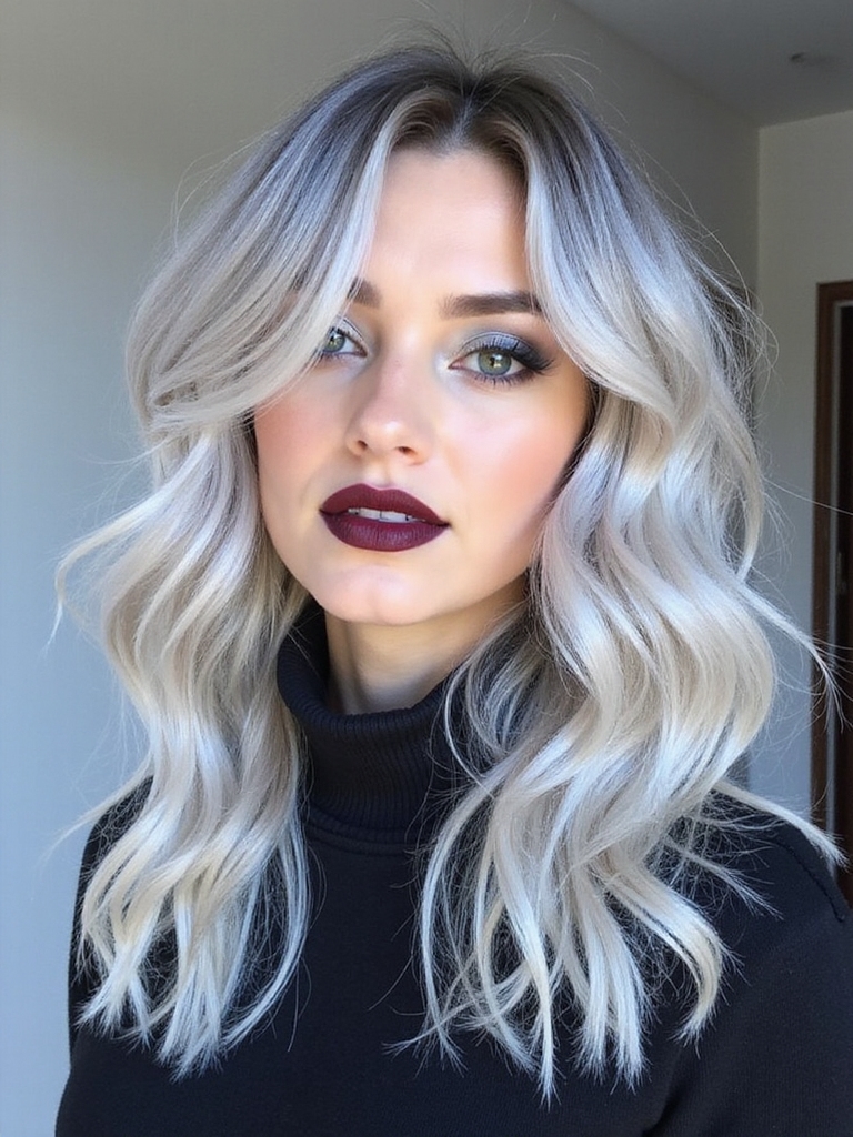 bold statement silver blonde