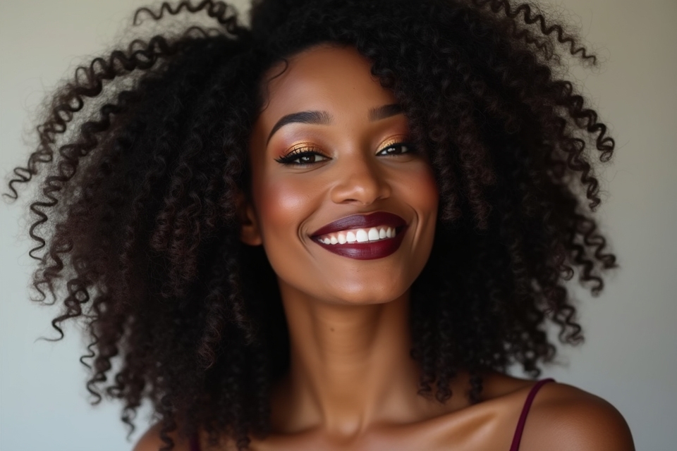 bouncy black curly hairstyles