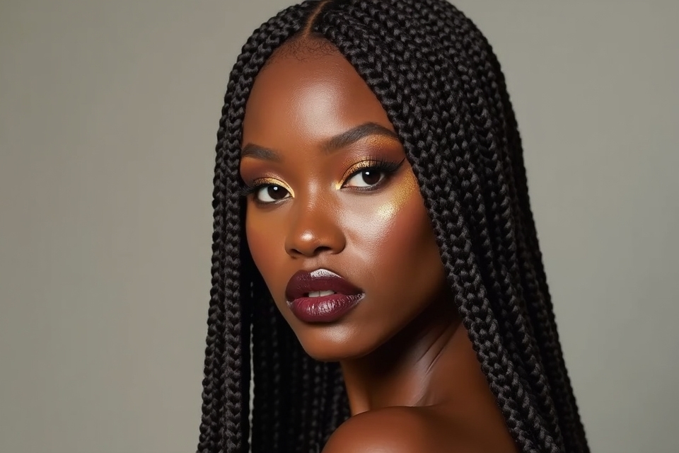 braided natural hair styles