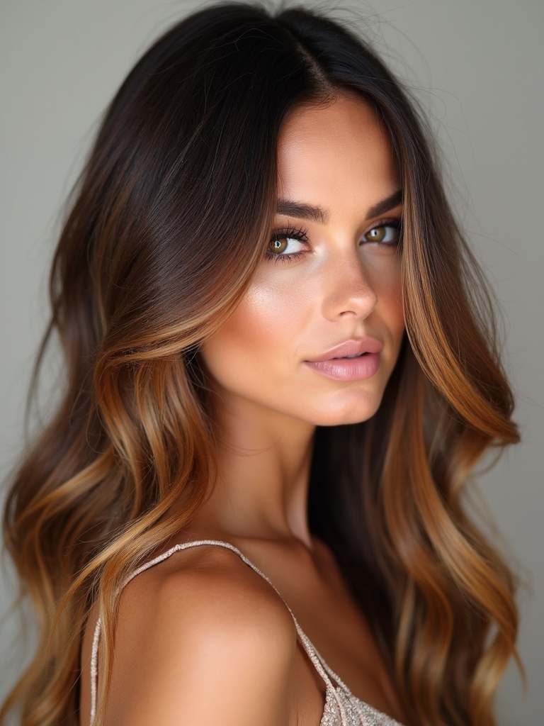 bronze balayage warmth and shine