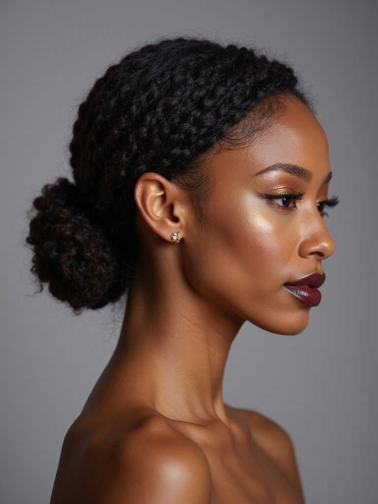 Low textured bun
