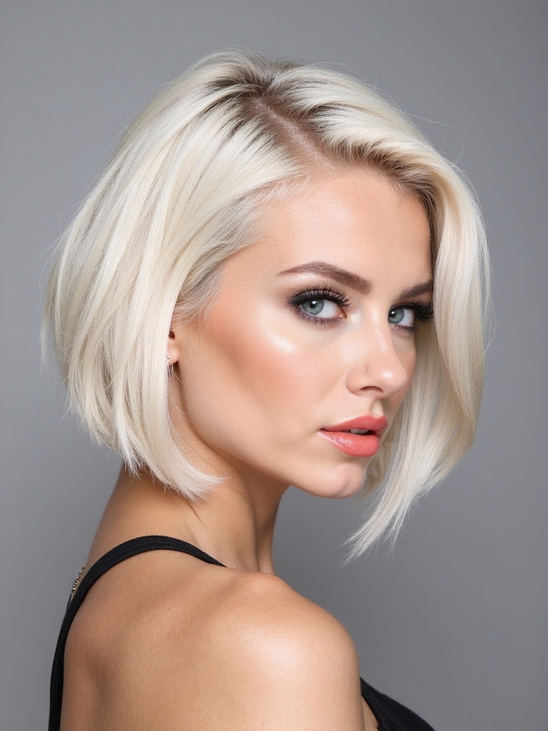 Short blonde maintenance