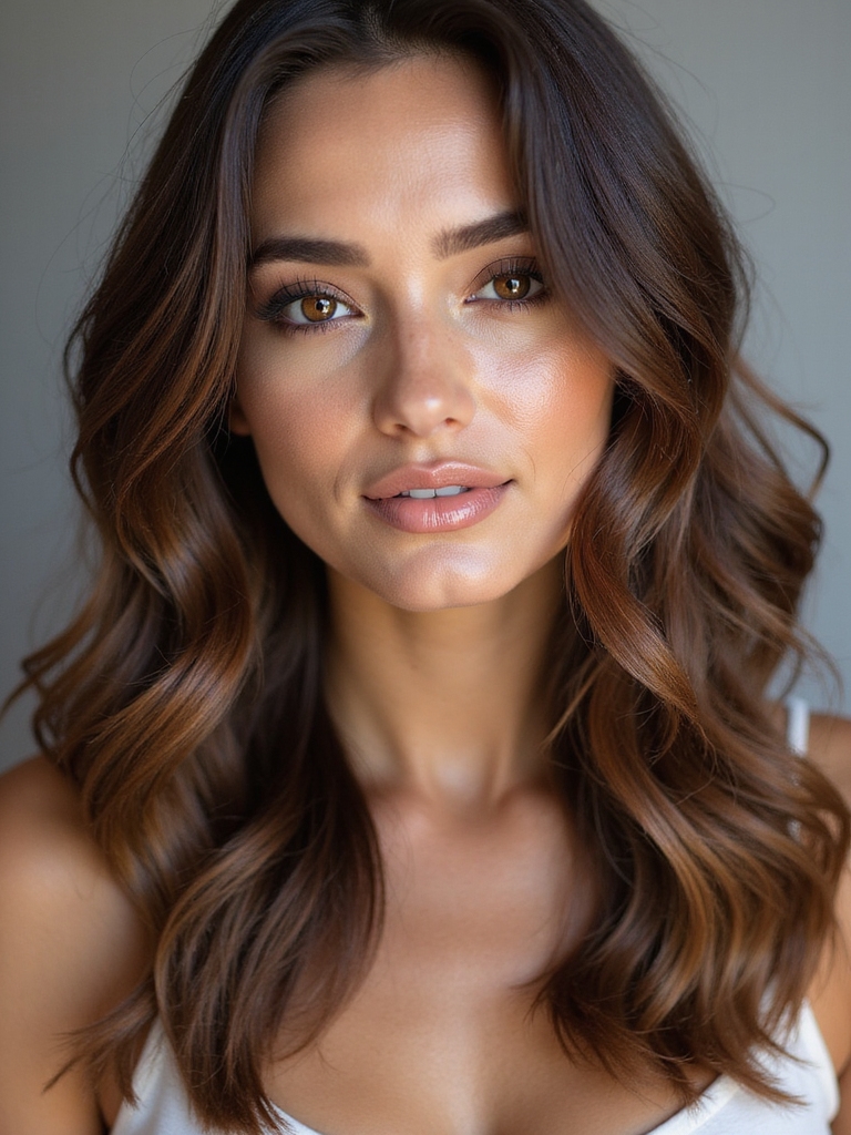 choosing complementary brunette shades