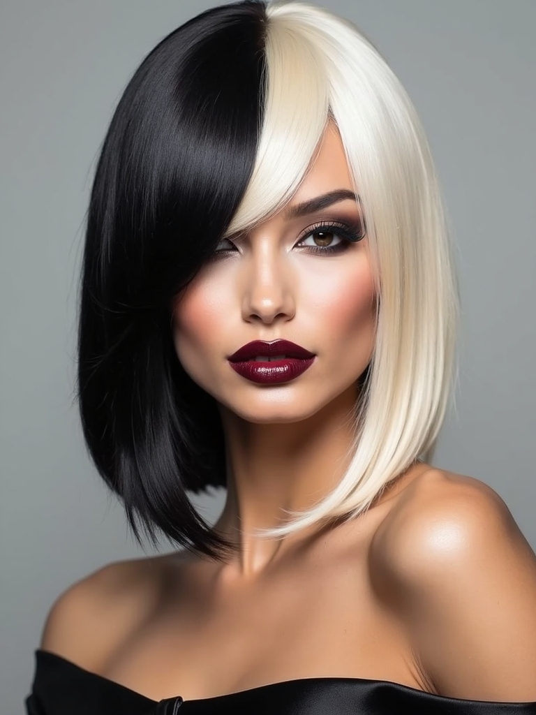 color blocking hair artistry