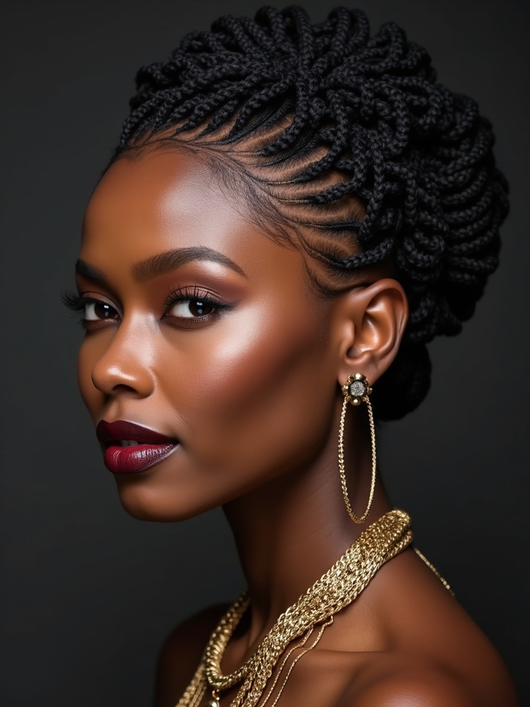 Scalp braid designs