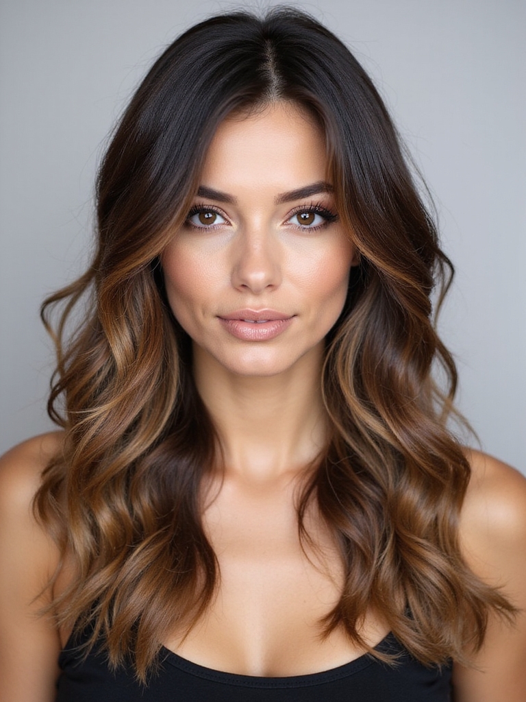 Brown balayage at home