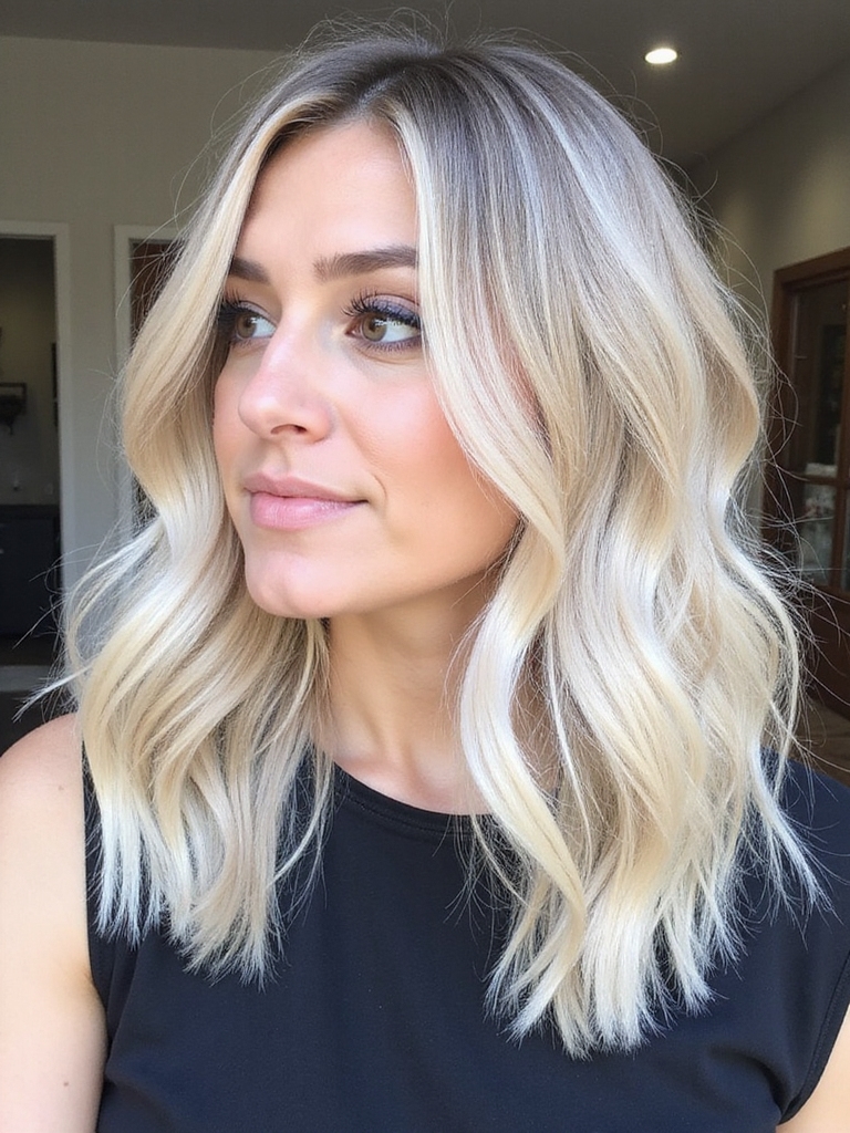 effortlessly chic layered hairstyle