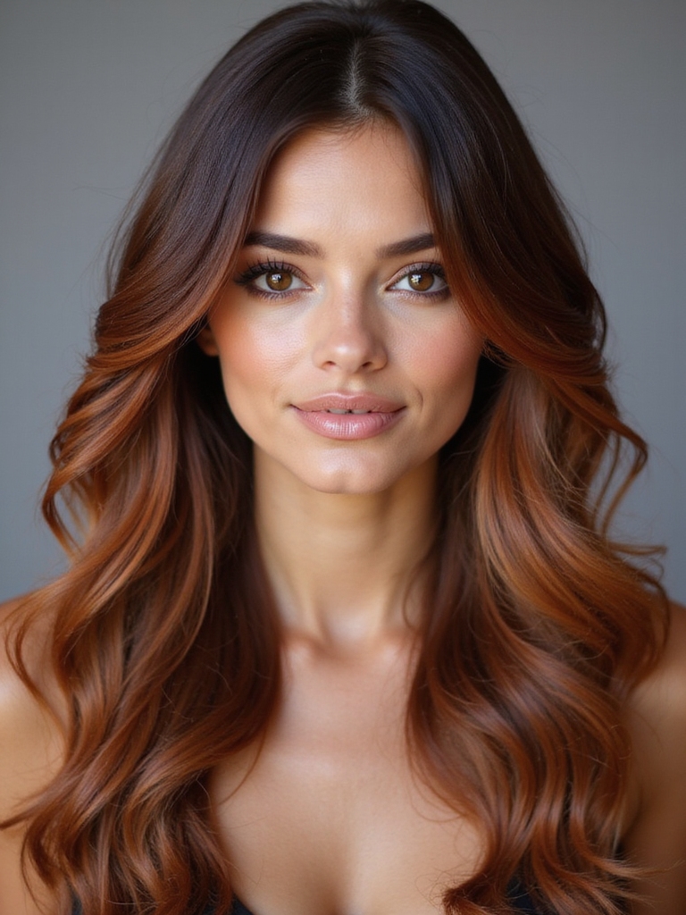 enchanted auburn chocolate hue