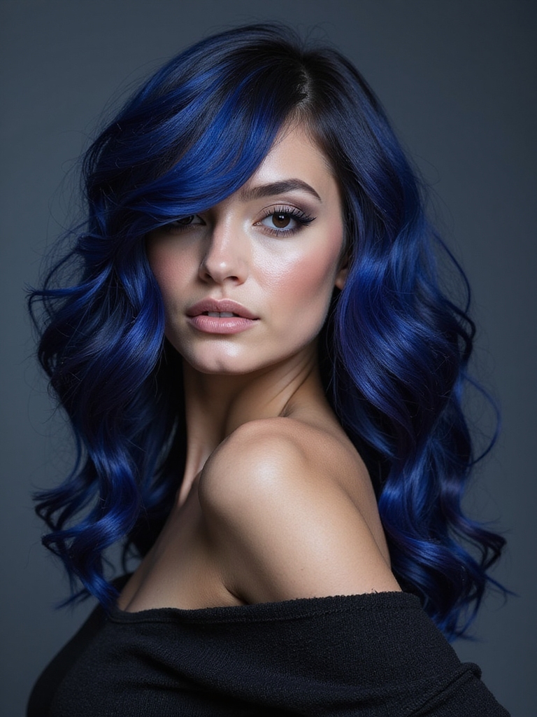 enchanting dark blue hues