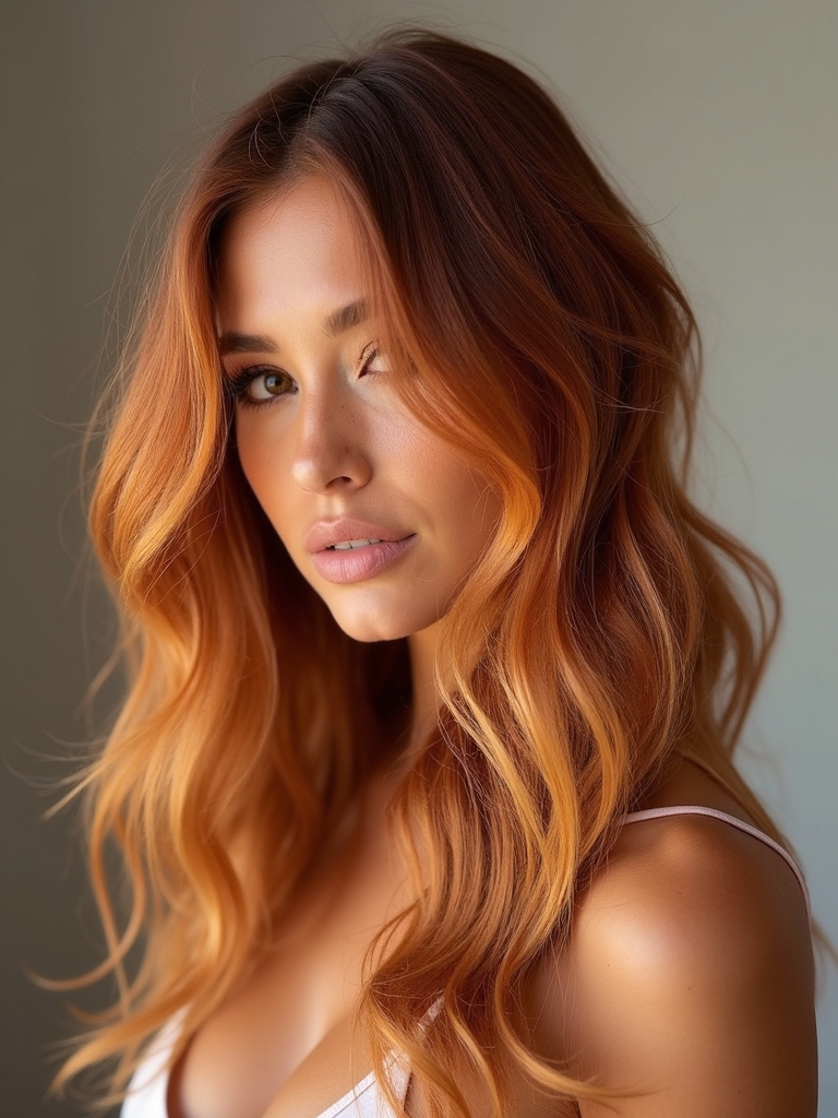 enchanting orange ash blend