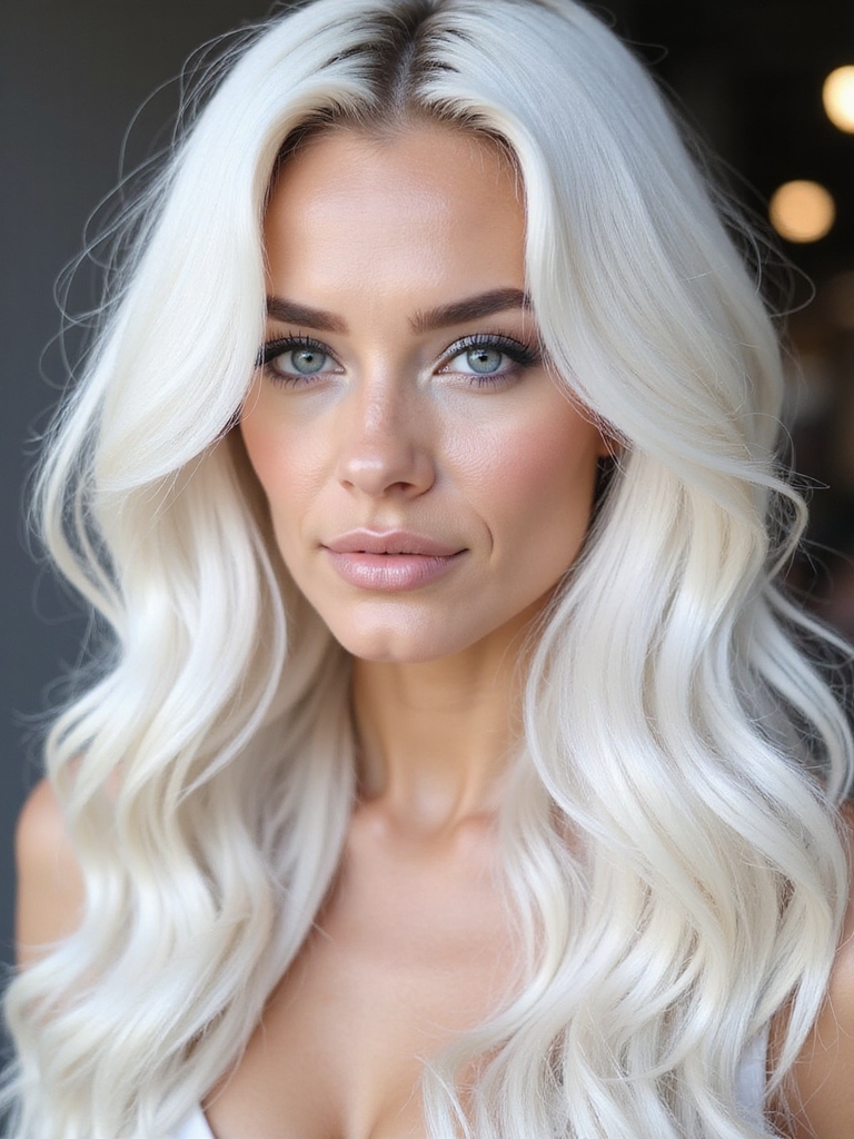 Achieving icy blonde