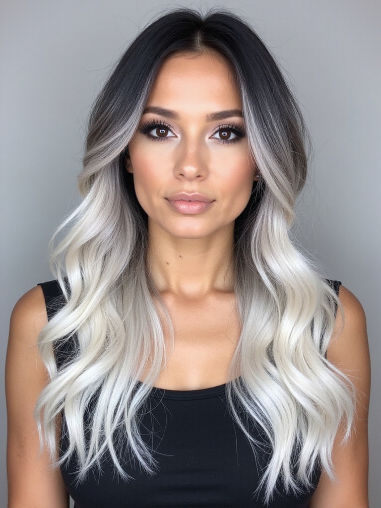 icy elegance and contrast