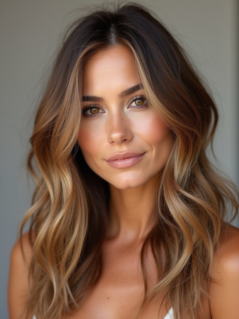 light brunette celebrity styles
