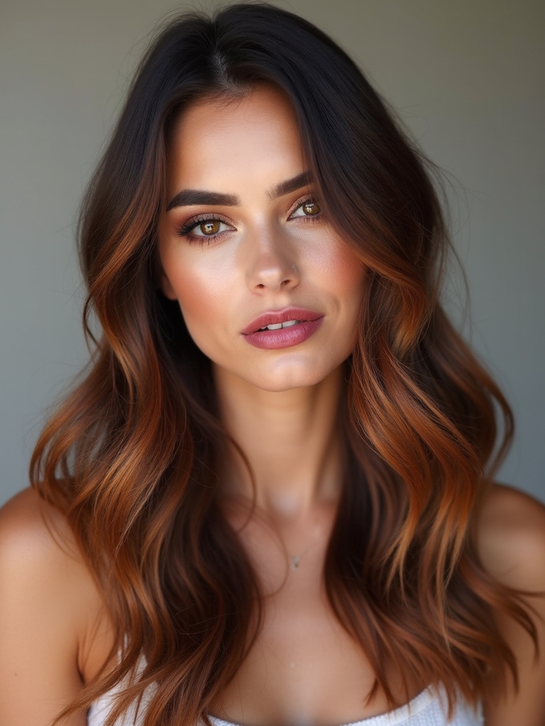 light mahogany hair enhancement