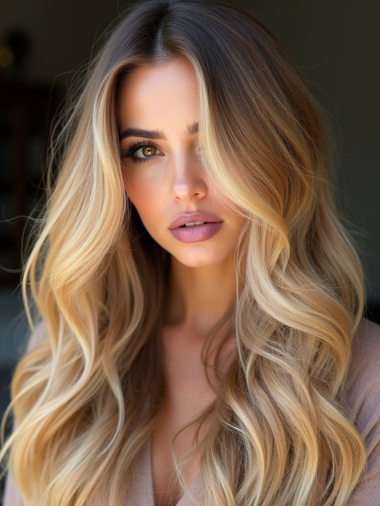 lowlights enhance blonde dimension