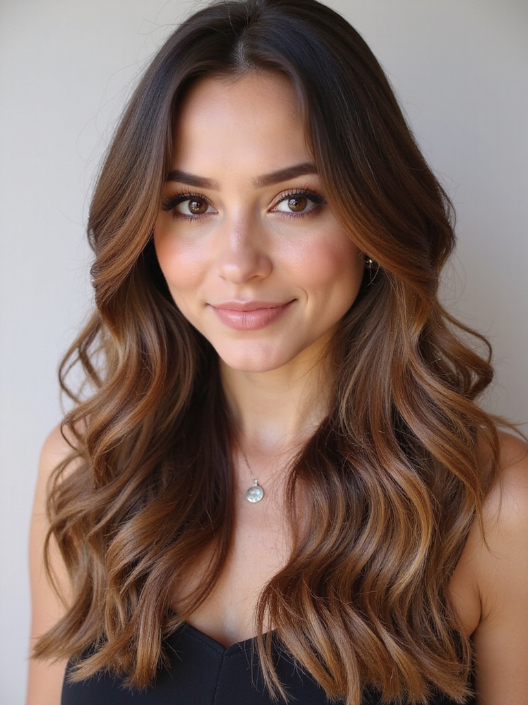 Brown balayage maintenance