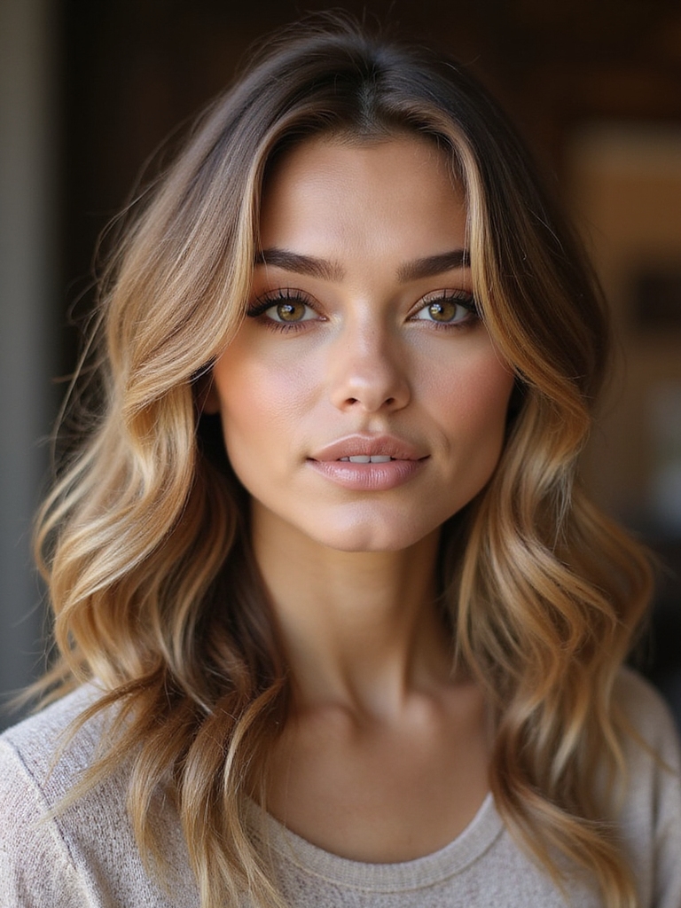 Golden brown skin tone