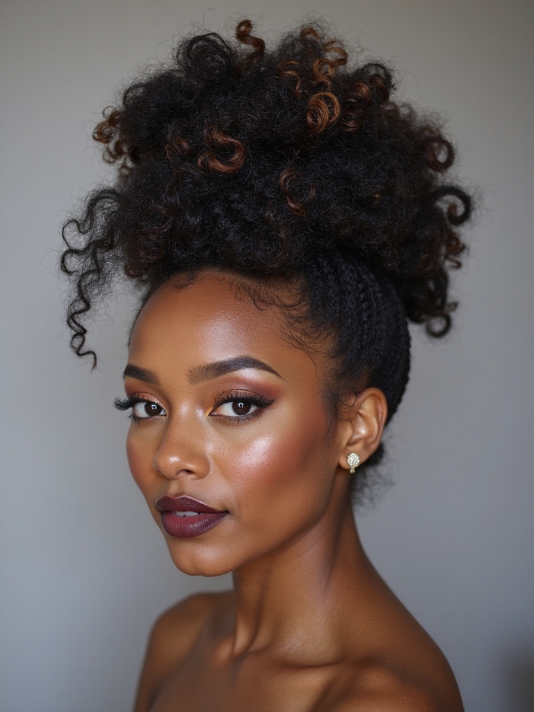 Art of natural hair updos