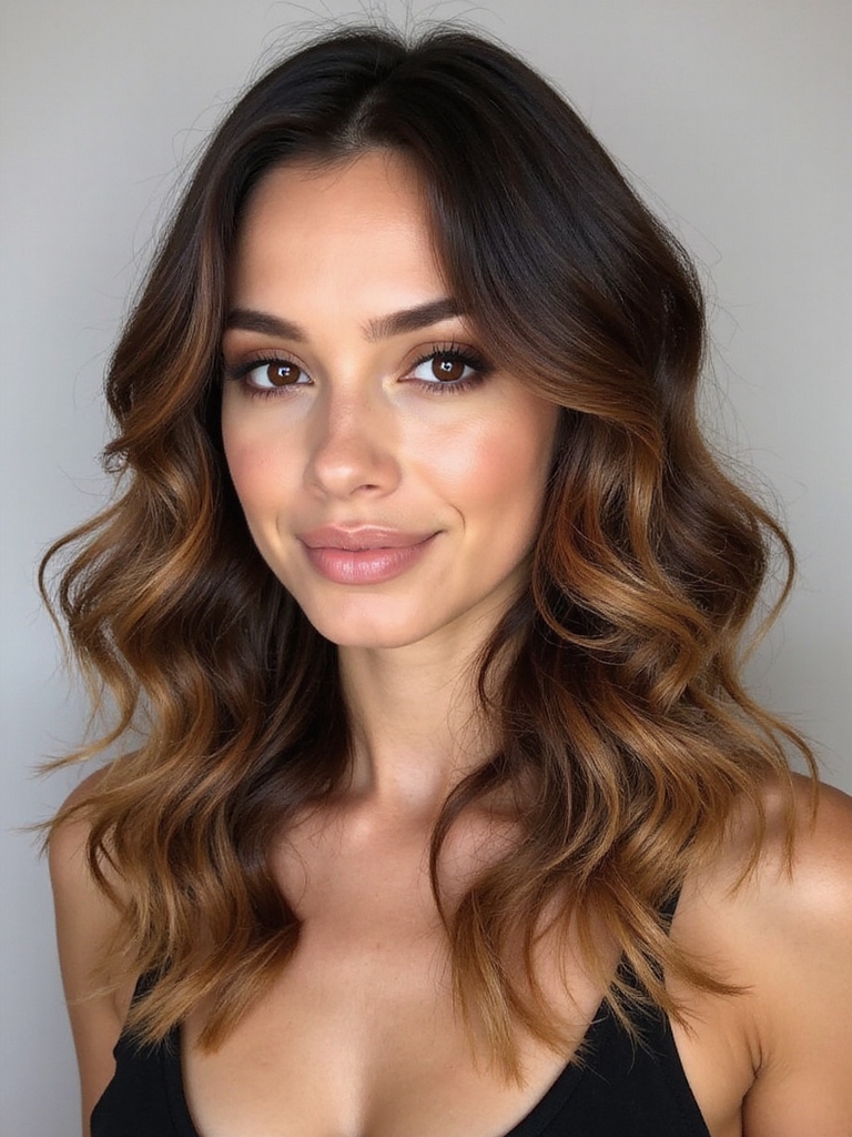 Brown balayage