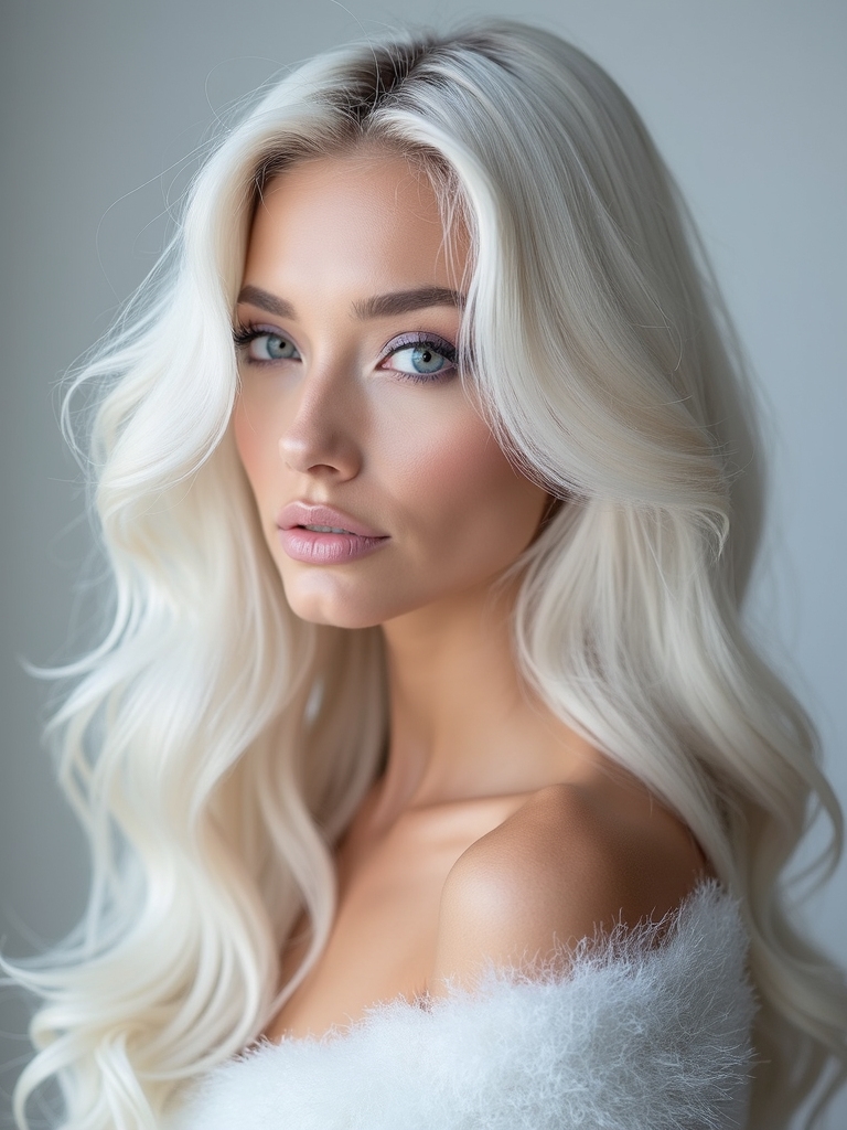 Personalizing icy blonde