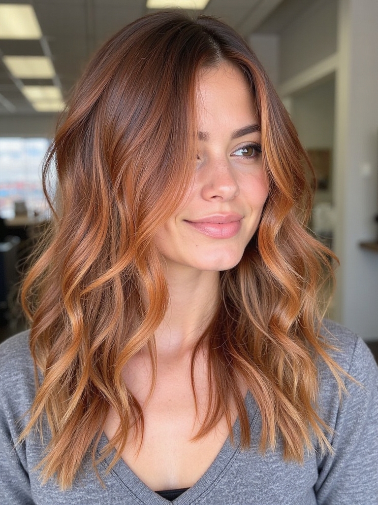 red highlights for warmth