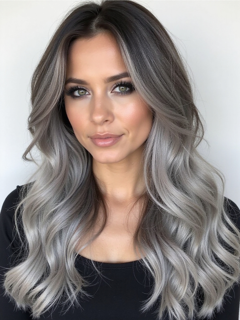 refined stylish hair transition