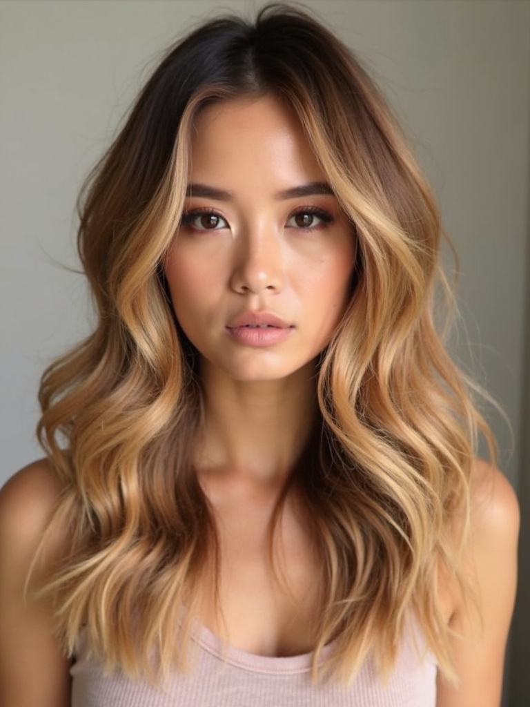 rich caramel blonde glow