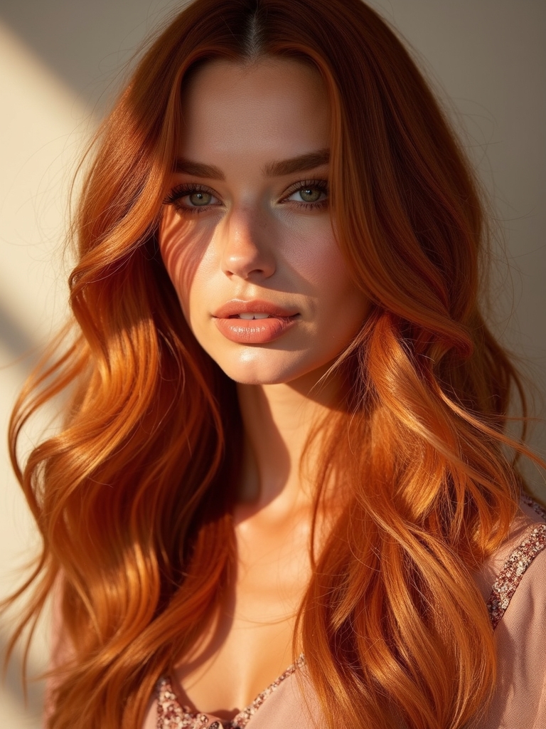 Seasonal auburn copper