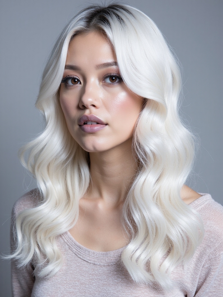 Seasonal icy blonde