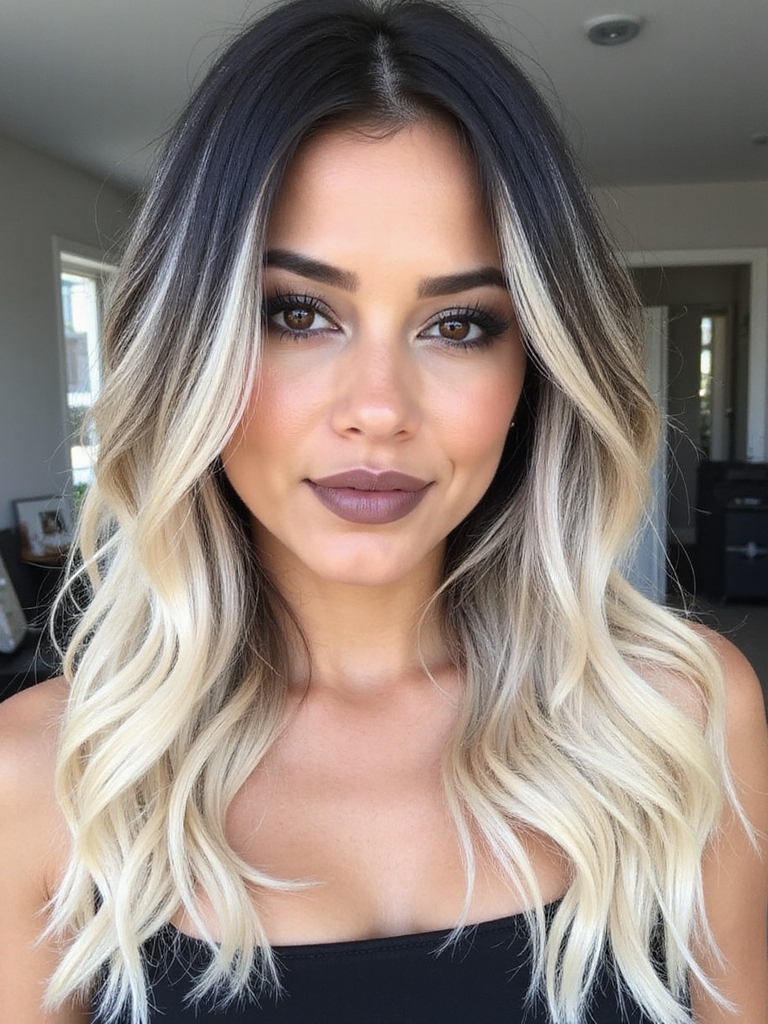secret colorful hair layers