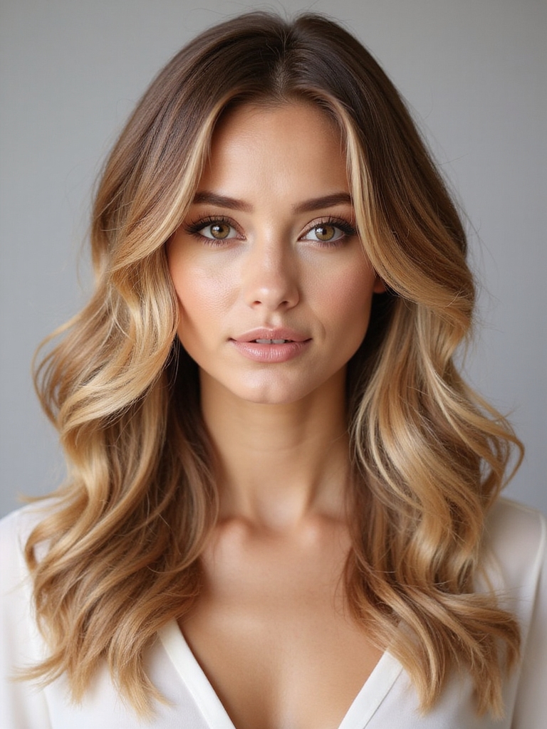 shimmering silky caramel elegance