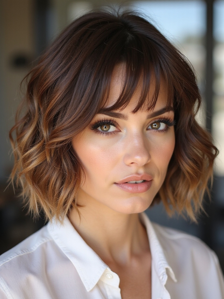 short hair highlight styles