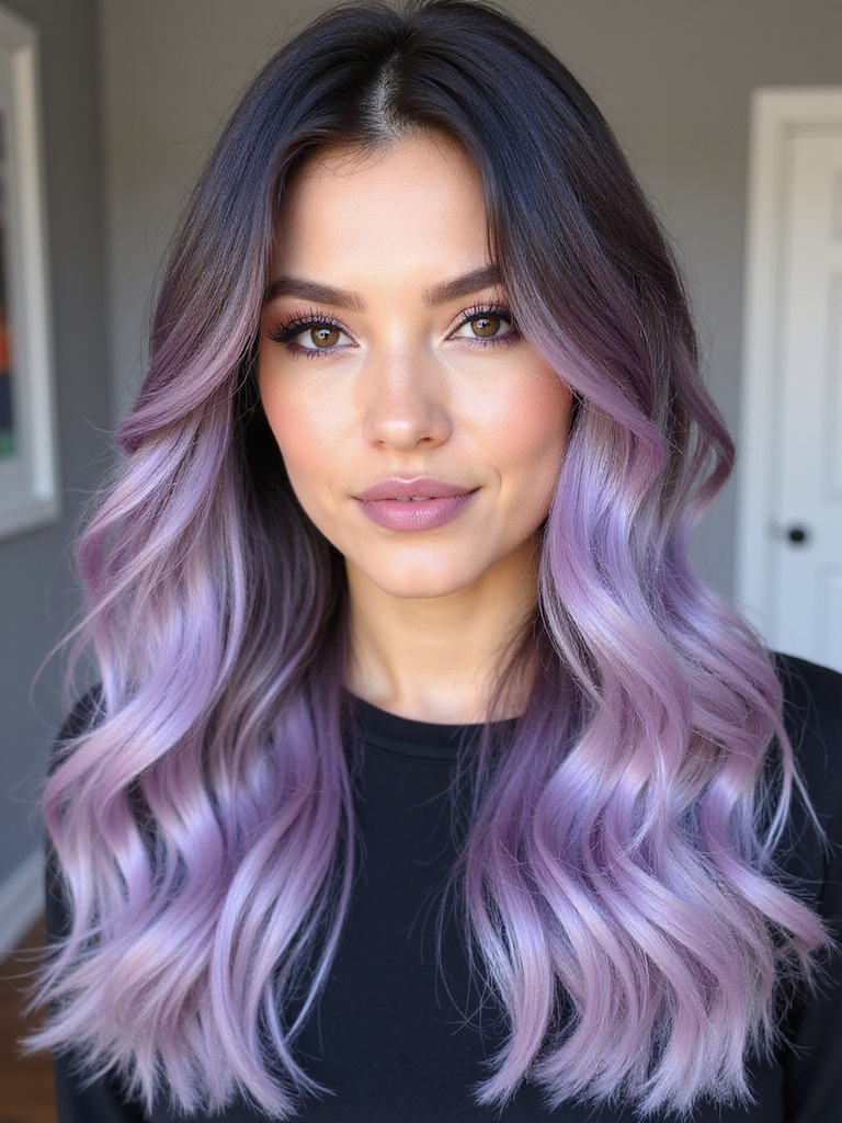smoky lavender ombre maintenance tips
