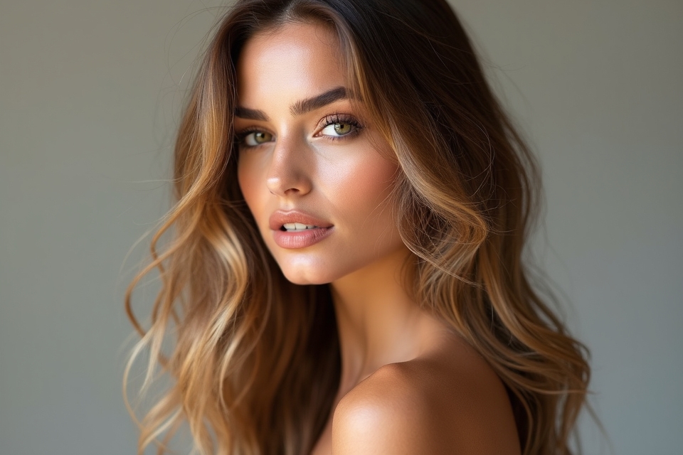 soft timeless light brunette