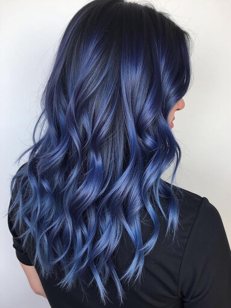 striking dark blue elegance
