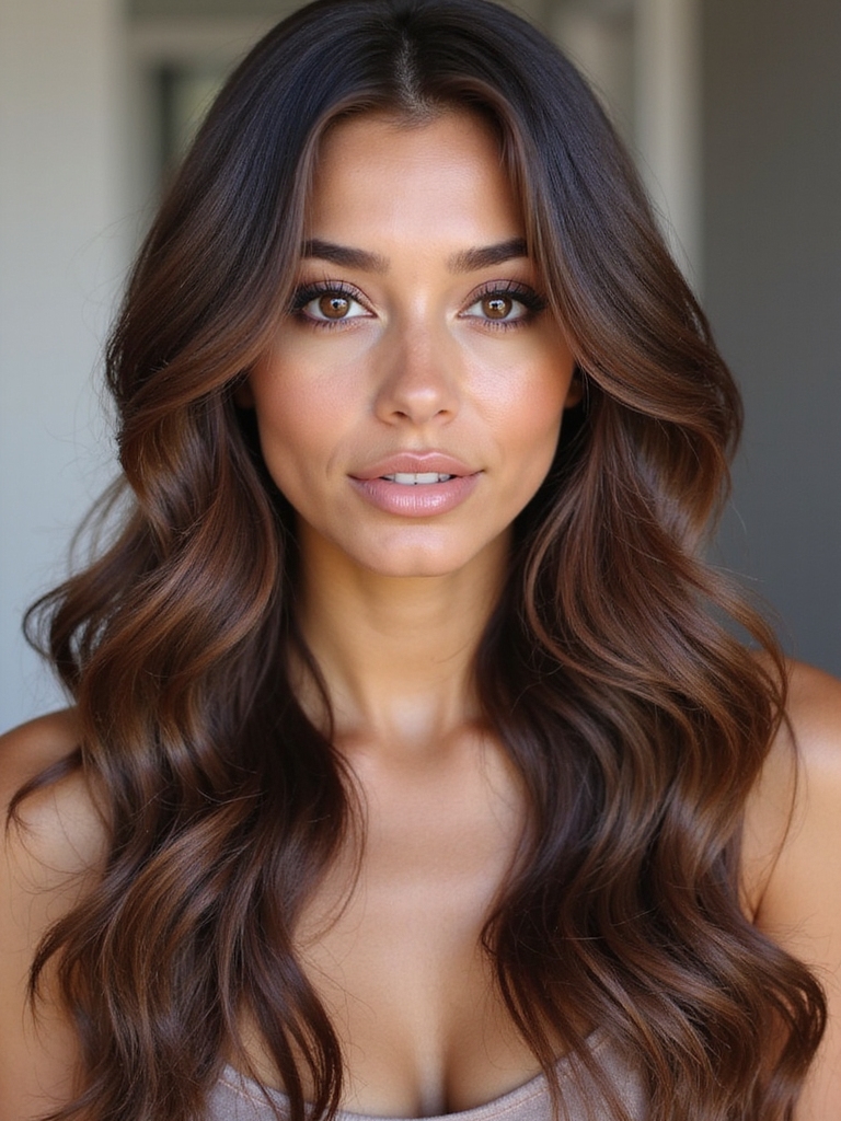 subtle mocha babylights enhance