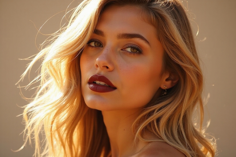 sunlit warm blonde shine