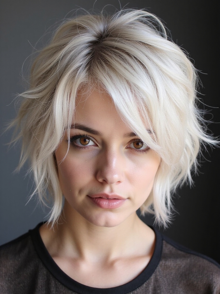 Blonde shag