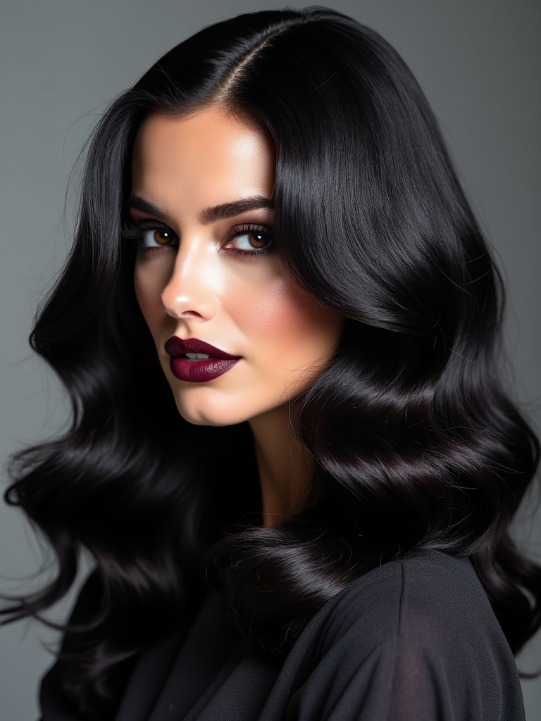Jet black formal