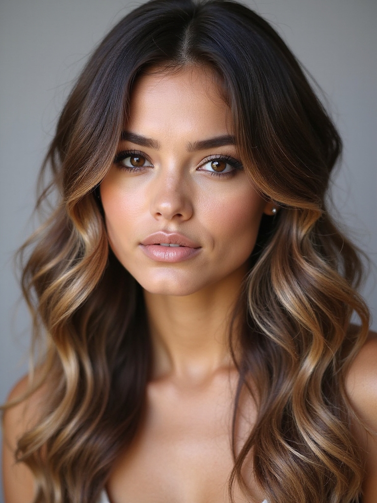 timeless face framing highlights style