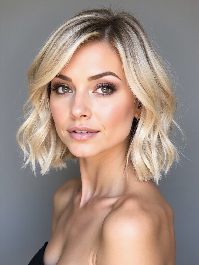 Blonde bob