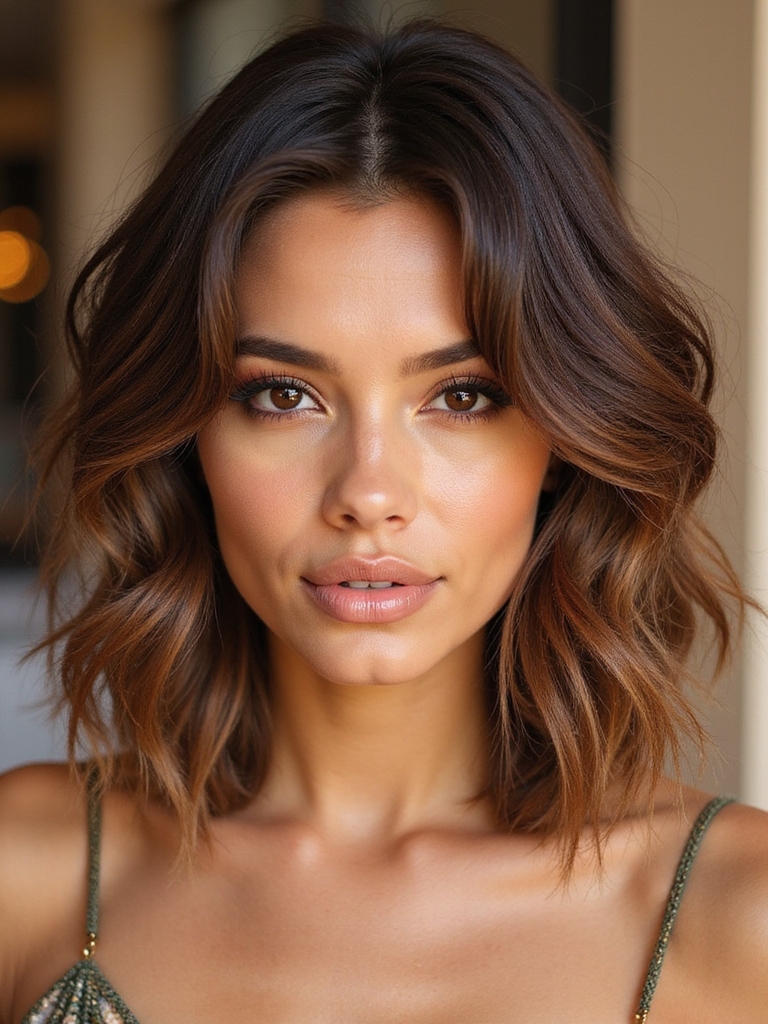 trendy haircuts for highlights