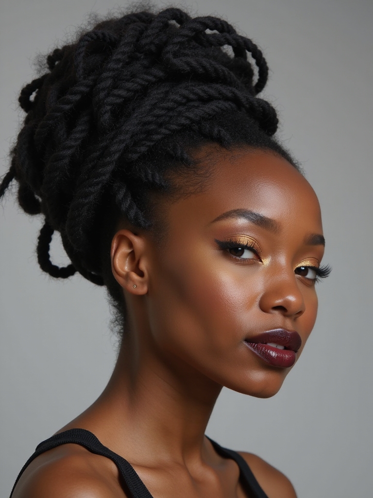 Twisted halo braid