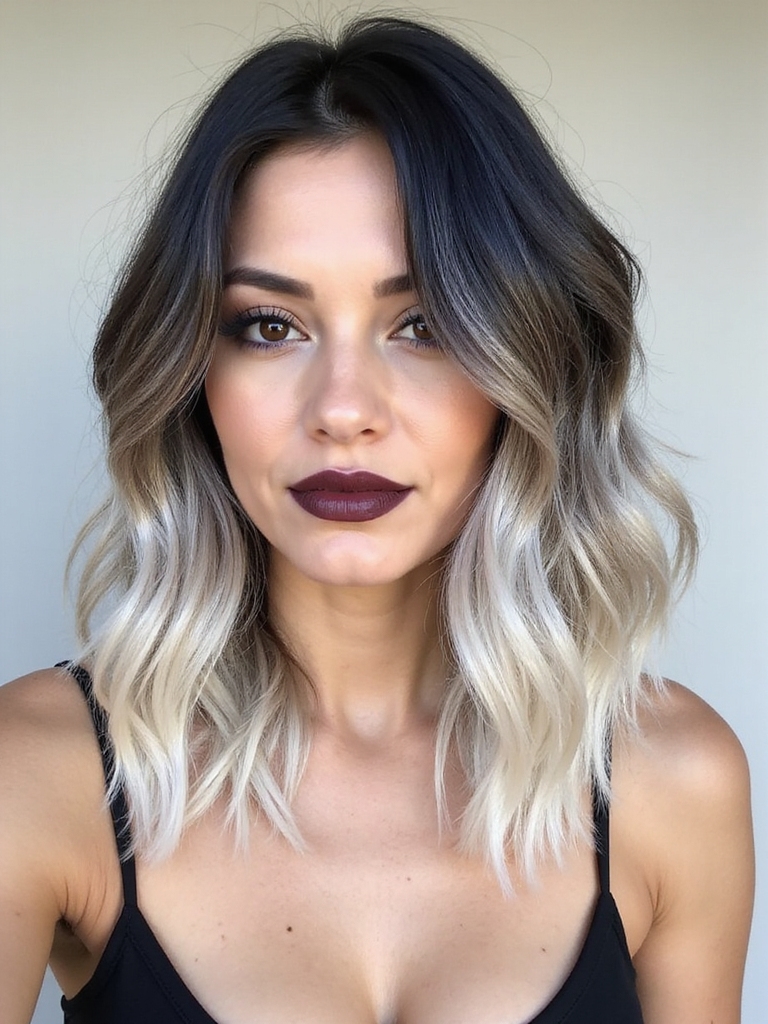 vibrant dip dye color combinations